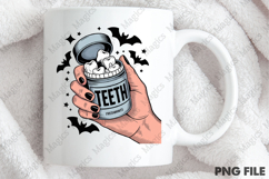 Teeth Candy PNG,Pink Halloween PNG Product Image 4