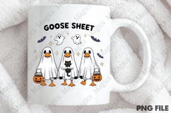 Halloween Goose Sheet Cute Goose Ghost Product Image 4
