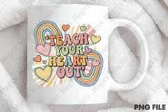 Teach Your Heart Out Png, Teacher Sublimation Product Image 4