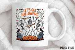 Let’s Get Halloweird Png,Halloween Skele Product Image 1
