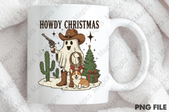 Howdy Christmas Cowboy Ghost Png Product Image 4