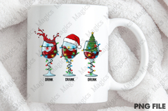 Drunk Funny Wine Christmas PNG Product Image 4