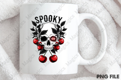 Spooky Cherry Halloween Bow Png Product Image 4