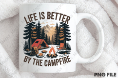 Life is Better by the Campfire Png, Product Image 4