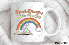 Teach Dreams Into Reality Png, Teacher Sublimation Product Image 4