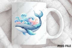 Watercolor Nursery Decor | Ocean Nursery Product Image 4