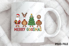 Merry Goosmas Png, Christmas Goose Product Image 4