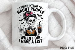 The Haunting Begins After Coffee Png Product Image 4