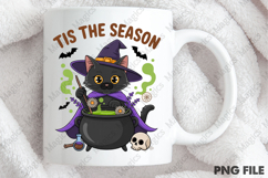 Tis the Season Png,Cute Black Cat Png Product Image 4