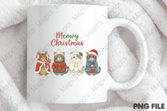 Cute Christmas Cats Wall Art PNG Product Image 4