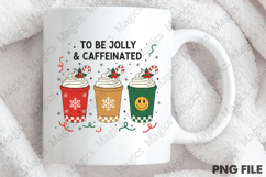 Jolly &amp; Caffeinated Coffee Christmas PNG Product Image 4