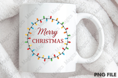 Merry Christmas Light Sublimation Product Image 4