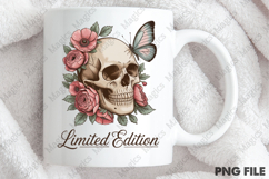 Floral Skull Png,Limited Edition Png Product Image 4