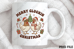 Merry Cluckin&#039; Christmas Chicken PNG Product Image 4
