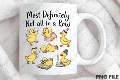 Funny Mental Health Cute Duck Png Product Image 4