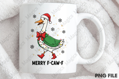 Funny F-Caw-F Christmas PNG Product Image 4