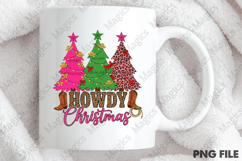 Howdy Christmas Png, Cowgirl Western Png Product Image 4