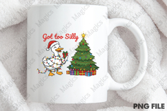 Merry Christmas Goose Png, Got Too Silly Product Image 4