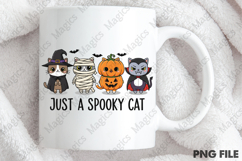 Just a Spooky Cat Sublimation Product Image 4