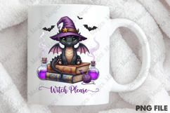 Witch Please Pink Bat Halloween Png Product Image 4