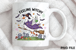 Halloween Goose Feeling Witchy PNG Product Image 4