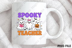 Teacher Halloween PNG, Preppy Halloween Product Image 4