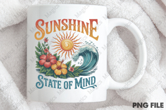 Summer Buho Flowers Sunshine Sublimation Product Image 4