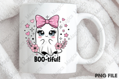 Cute Ghost PNG, Halloween Boo-Tiful PNG Product Image 4