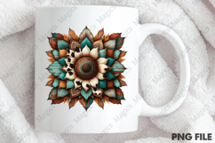 Western Sunflower Sublimation PNG Product Image 4