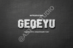 Geqeyu - Modern Minimalist Sans Serif Typeface Product Image 1