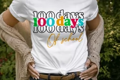 100 days of school SVG, 100 days SVG, 100th day of school Product Image 2