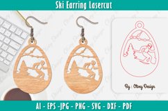 Ski Scene Earrings Lasercut BUNDLE Product Image 2