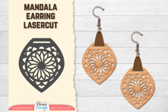 Mandala Earring Lasercut BUNDLES Product Image 2