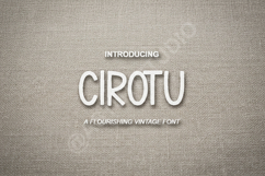 Cirotu - Modern Minimalist Serif Typeface Product Image 1