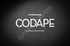 Codape - Modern Geometric Sans Serif Typeface Product Image 1