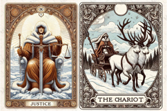 Christmas Tarot Card PNG Files Product Image 1