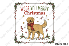 Woof You Merry Christmas Png Product Image 1