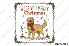 Woof You Merry Christmas Png Product Image 1
