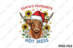 Santa&#039;s Favourite Hot Mess PNG Product Image 1