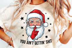 Funny Christmas Sarcastic Santa Png Product Image 1