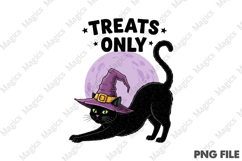 Halloween Black Cat Png Product Image 1