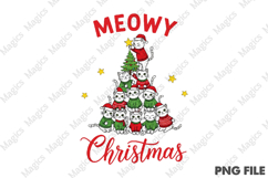 Meowy Christmas Cat Png Product Image 2