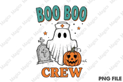 Halloween Nurse Boo Boo Crew Png Product Image 1