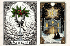 Christmas Tarot Card PNG Files Product Image 1