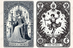 Christmas Tarot Card PNG Files Product Image 1