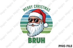 Merry Christmas Bruh PNG Product Image 2