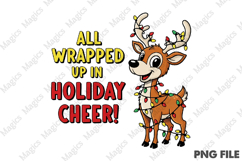 Christmas Reindeer Sublimation PNG Product Image 1