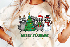 Christmas Funny Raccoon Sublimation Png Product Image 1