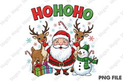 Christmas HOHOHO Sublimation Png Product Image 1