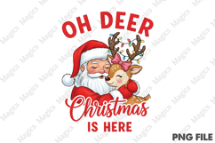 Oh Deer Christmas Is Here Png Product Image 1
